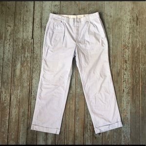 Brooks Brothers Striped Linen Pants
